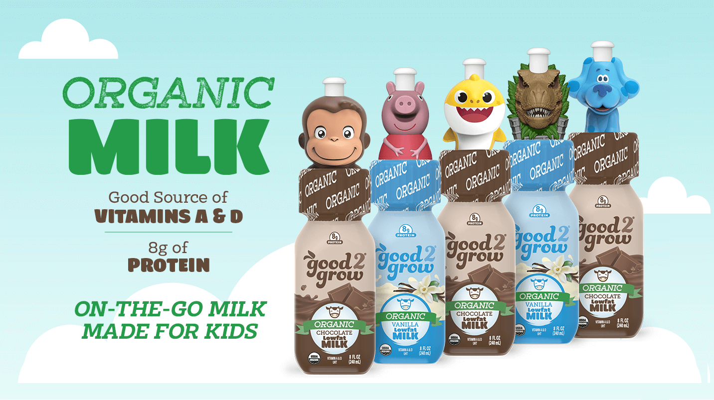 Good2grow introduces single-serve organic kids' milk