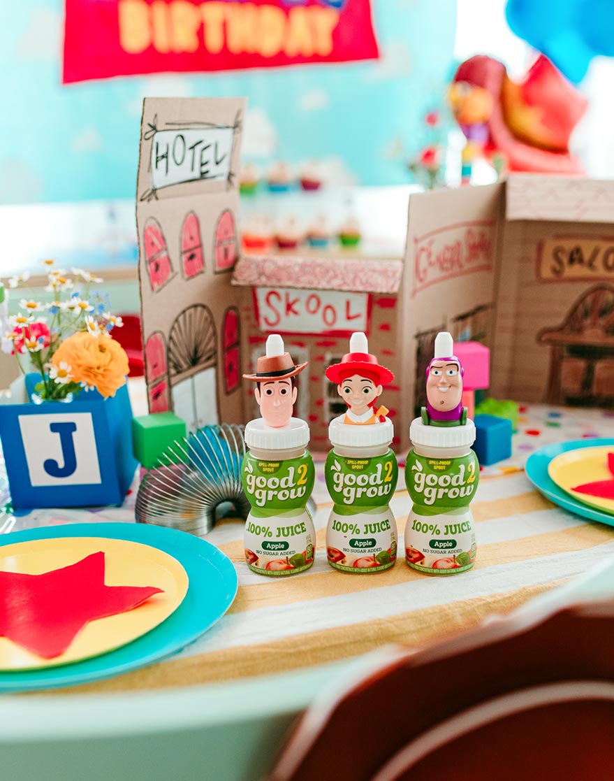 good2grow 100% Juice featuring Toy Story